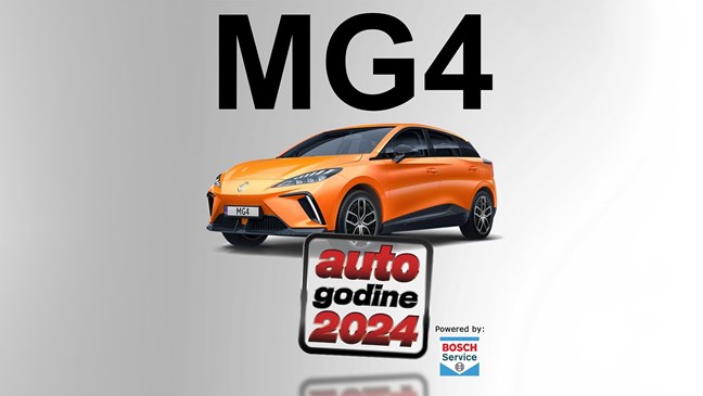 MG4 i MG4 XPower osvojili nagrade za Auto godine 2024. i Sportski auto godine 2024. po izboru TV Automagazin-a